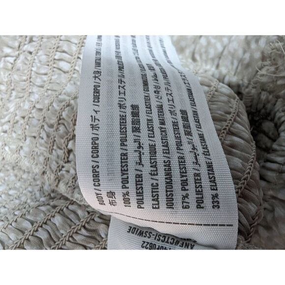 Abercrombie & Fitch Crop Top With Straps that Tie at Shoulders Women's Size Extr - Picture 5 of 6